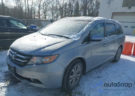 2016 Honda Odyssey Se из США, поврежденный, VIN 5FNRL5H39GB101091